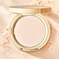✨ Soft Focus Setting Powder | Blurring Face Powder | Smooth Matte Finish | Lightweight Makeup Setting Powder | Elegant Gold Compact