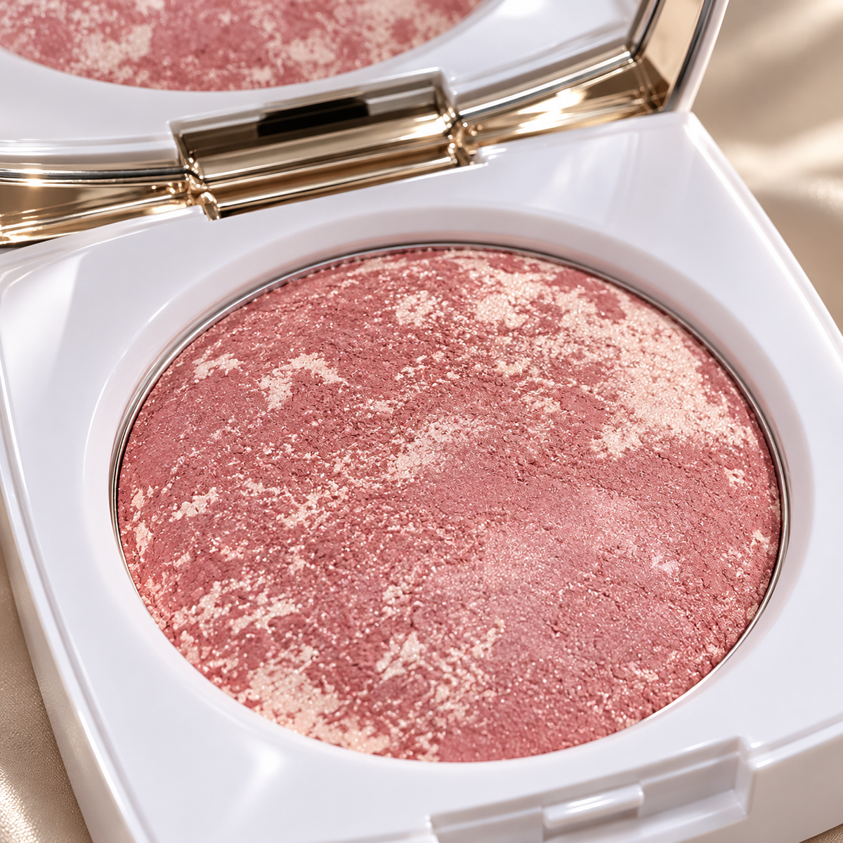 🌸 Baked Blush | Marble Pink Blusher | Natural Rosy Glow | Soft Radiant Finish | Lightweight Cheek Makeup