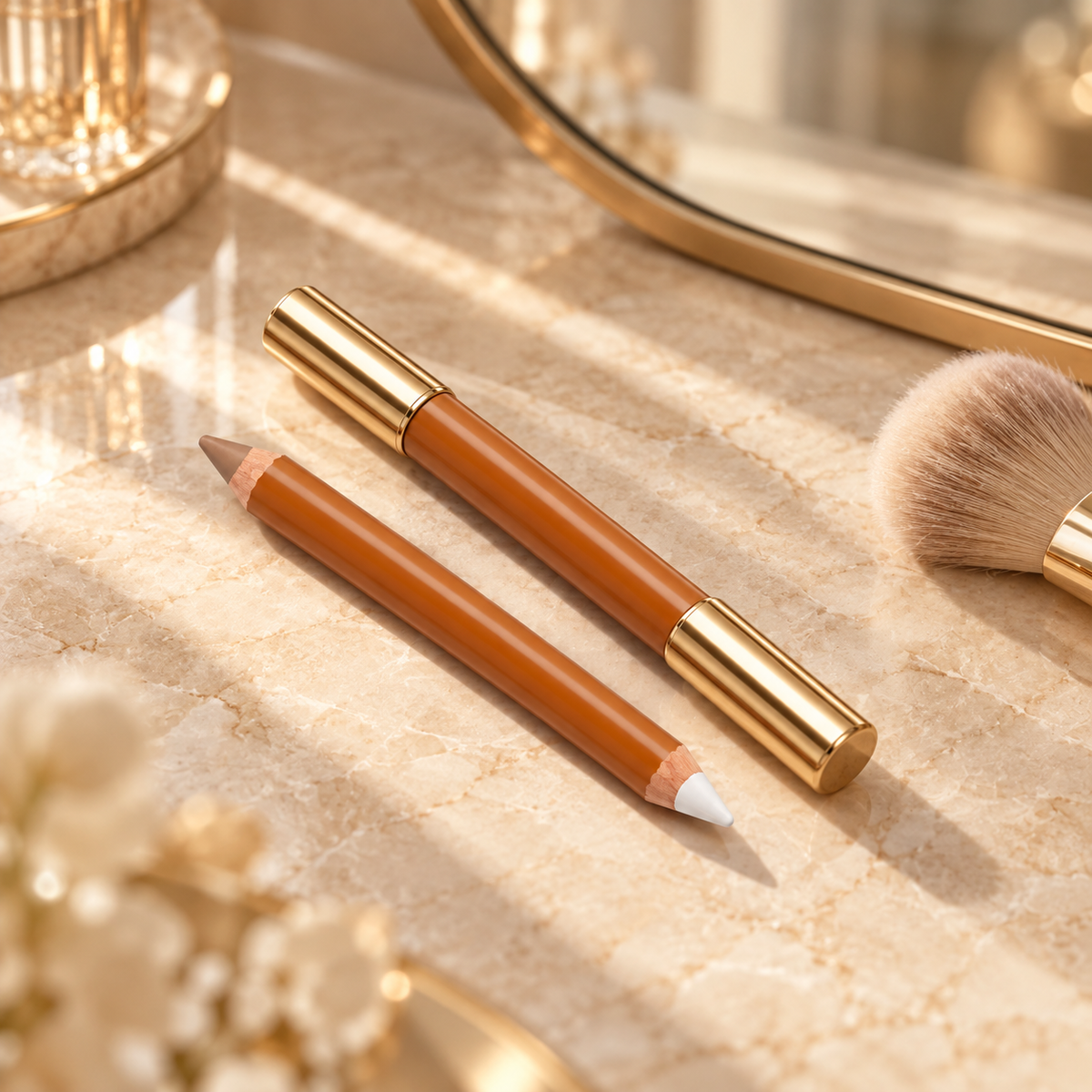 🤎 Dual-Ended Contour Stick | Face Contouring & Highlighting Pencil | Sculpting Makeup Duo