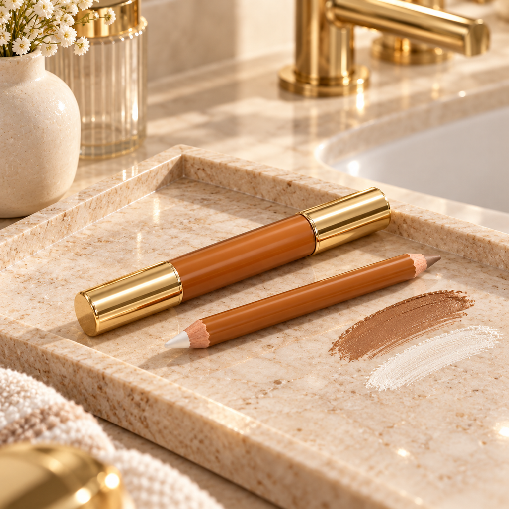 🤎 Dual-Ended Contour Stick | Face Contouring & Highlighting Pencil | Sculpting Makeup Duo