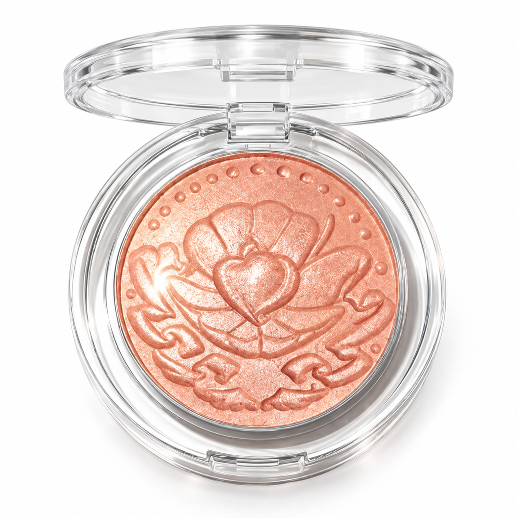 ✨ Shimmer Highlighter Powder | Radiant Glow Face Highlighter | Pearl Finish Illuminating Powder | Natural Luminous Makeup