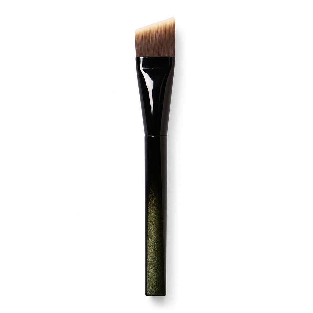 💄 Angled Foundation Brush | Flat Top Makeup Brush | Precision Liquid Foundation Applicator