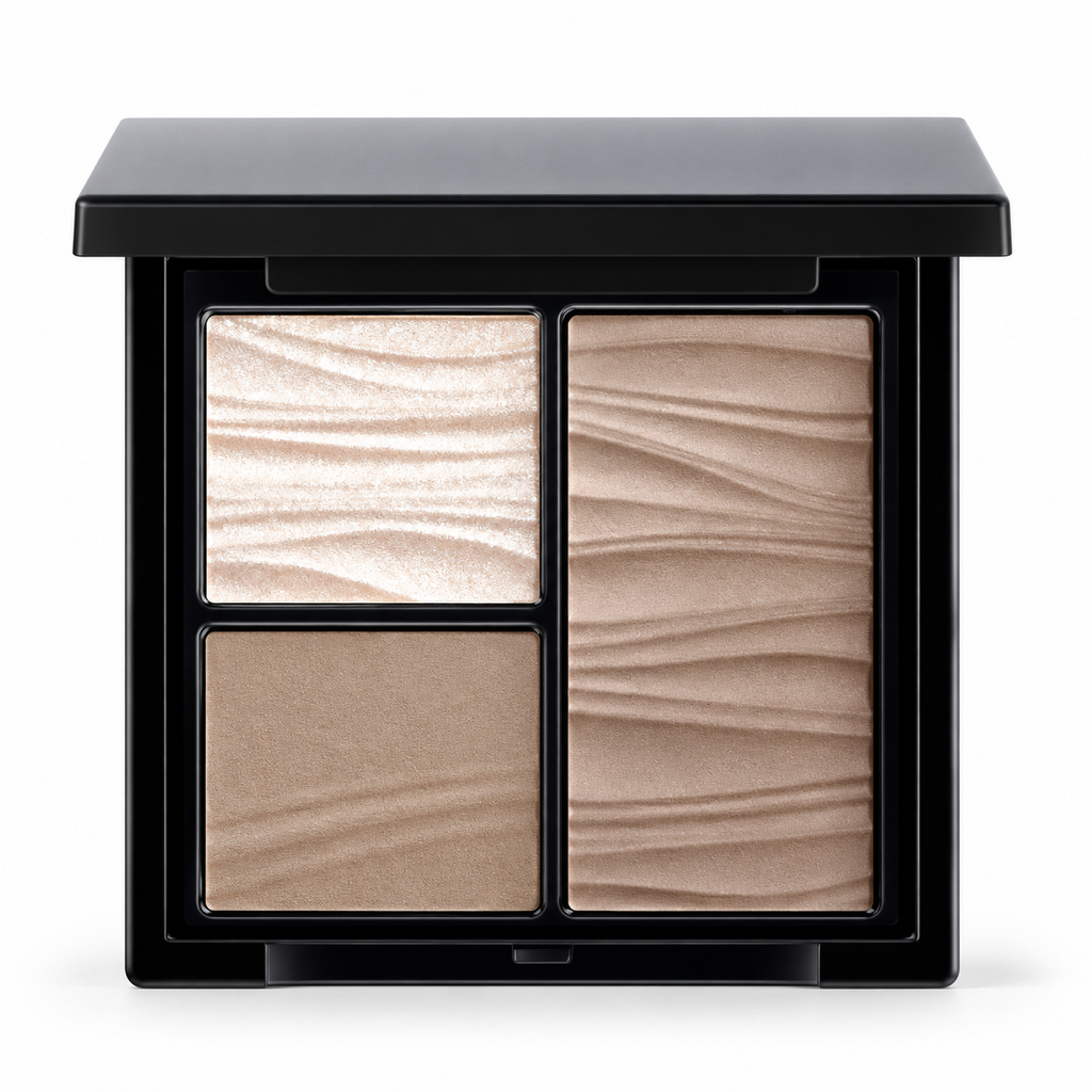🤎 Contour Palette | 3-Shade Face Sculpting &amp; Highlighting Powder | Bronzer &amp; Highlighter Makeup Palette | Natural Defined Makeup Look | Beauty Gift