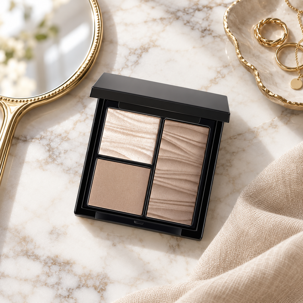 🤎 Contour Palette | 3-Shade Face Sculpting &amp; Highlighting Powder | Bronzer &amp; Highlighter Makeup Palette | Natural Defined Makeup Look | Beauty Gift