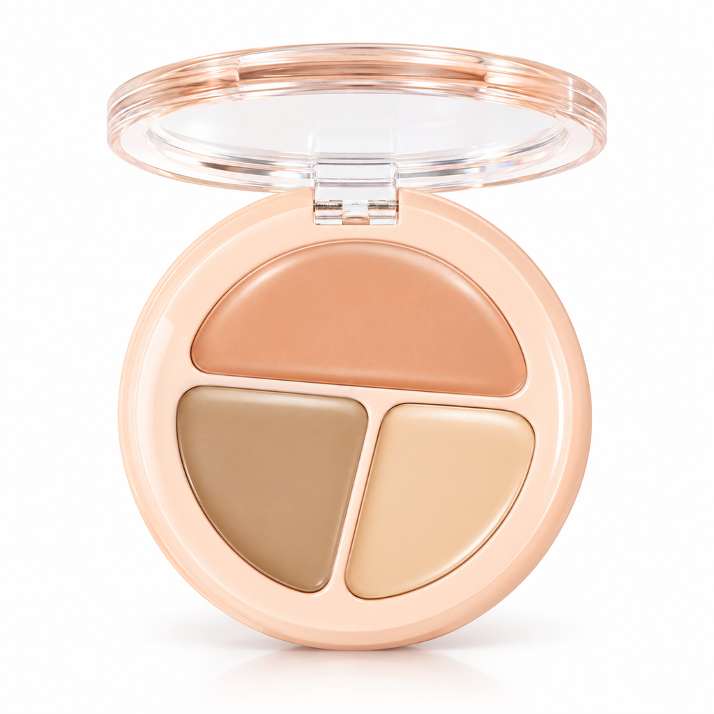 🌸 3-Color Concealer Palette for a Flawless-Looking Complexion