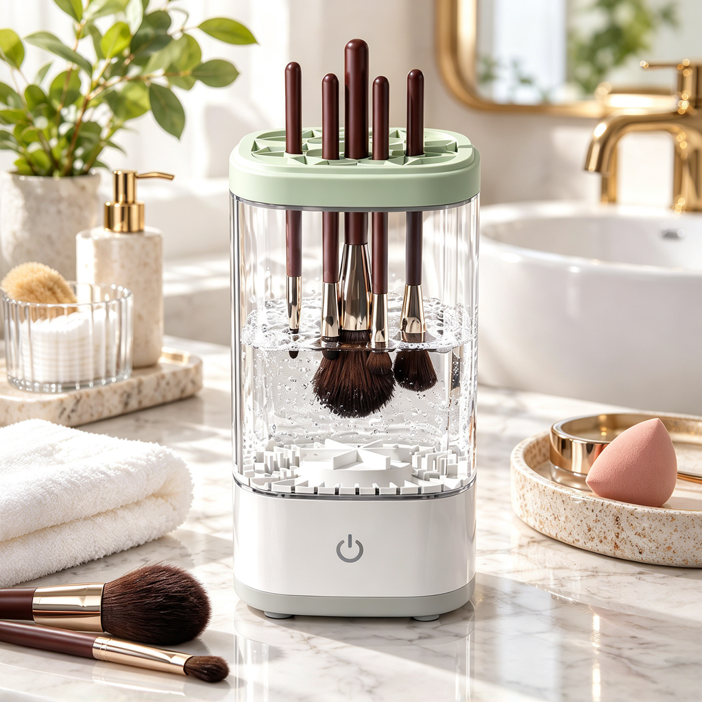 🧼 Electric Makeup Brush Cleaner | Automatic Makeup Brush Cleaning Machine